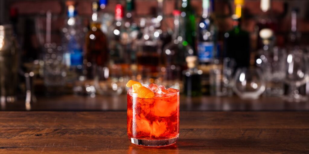 Alkohole na drink bar