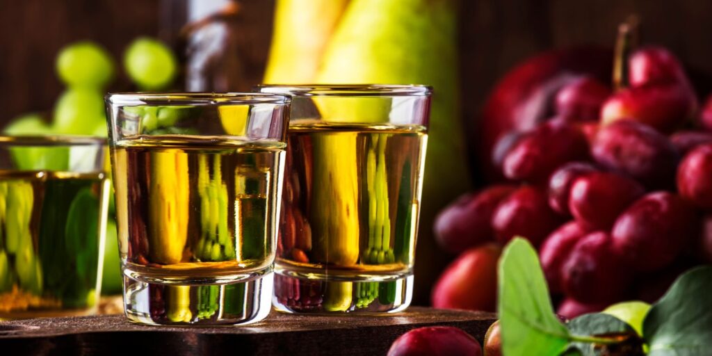 Rakija w kieliszku